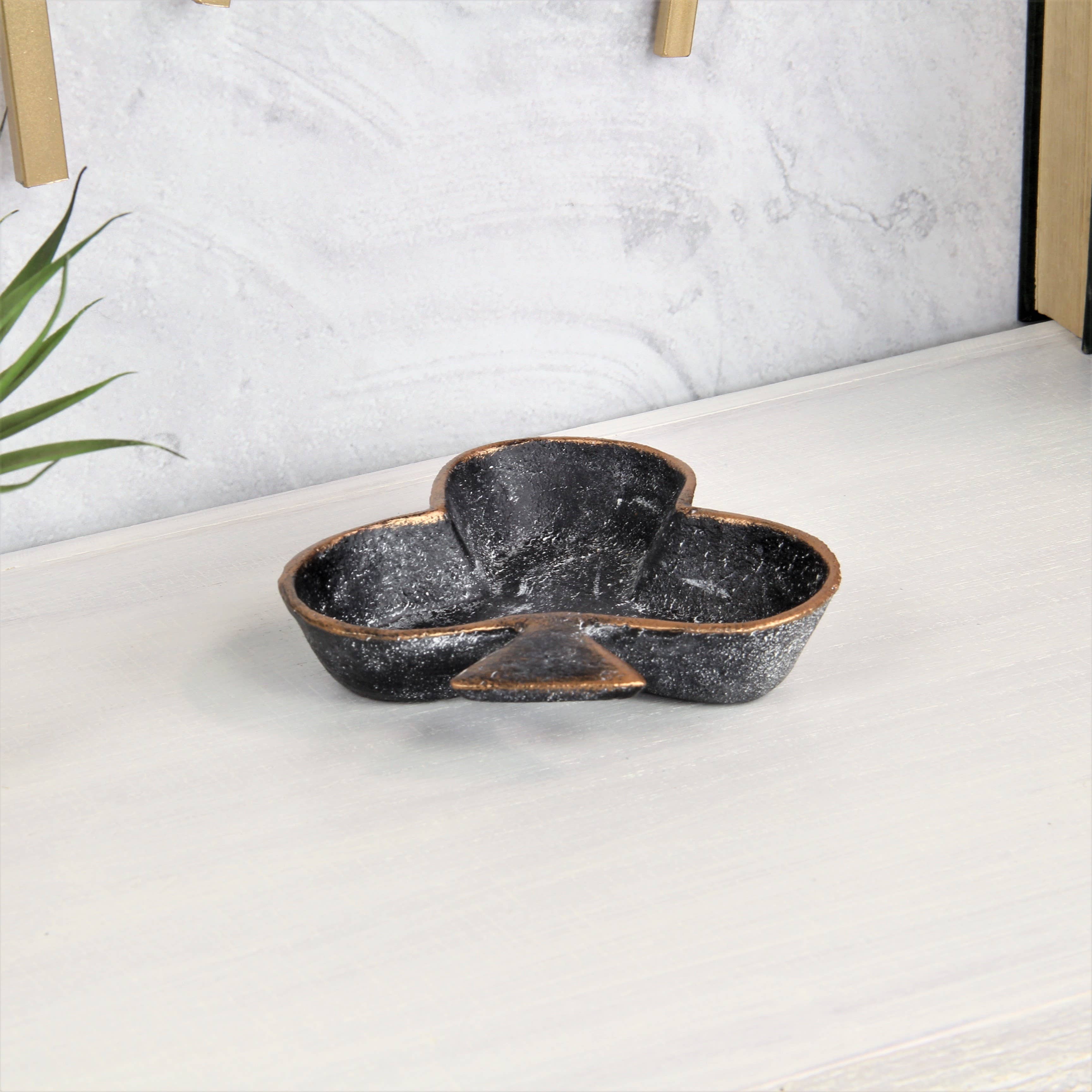 Cheungs Home Decor - Venta al por mayor Bandejas/platos/boles decorativos - Plato Catchall Isano de hierro fundido1