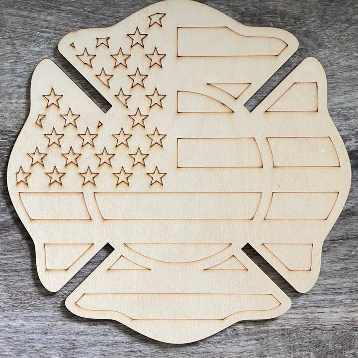 Maltese Cross Blank (Flag) for wholesale by Southern Birch Company