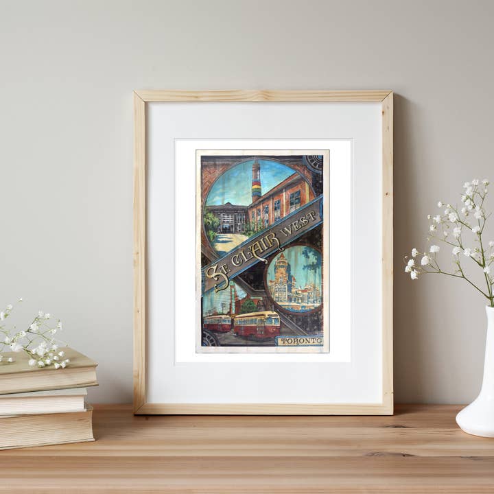 St Clair West Toronto Affisch Tryck-Toronto Souvenir Affisch för wholesale av Totally Toronto Art/Sassy City Studio