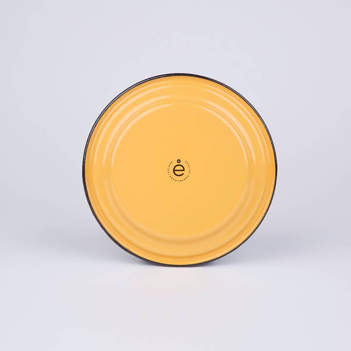 Emalco Enamelware - Wholesale Dinner Plate - 6.7" ENAMEL SIDE PLATE | PLAIN B.2