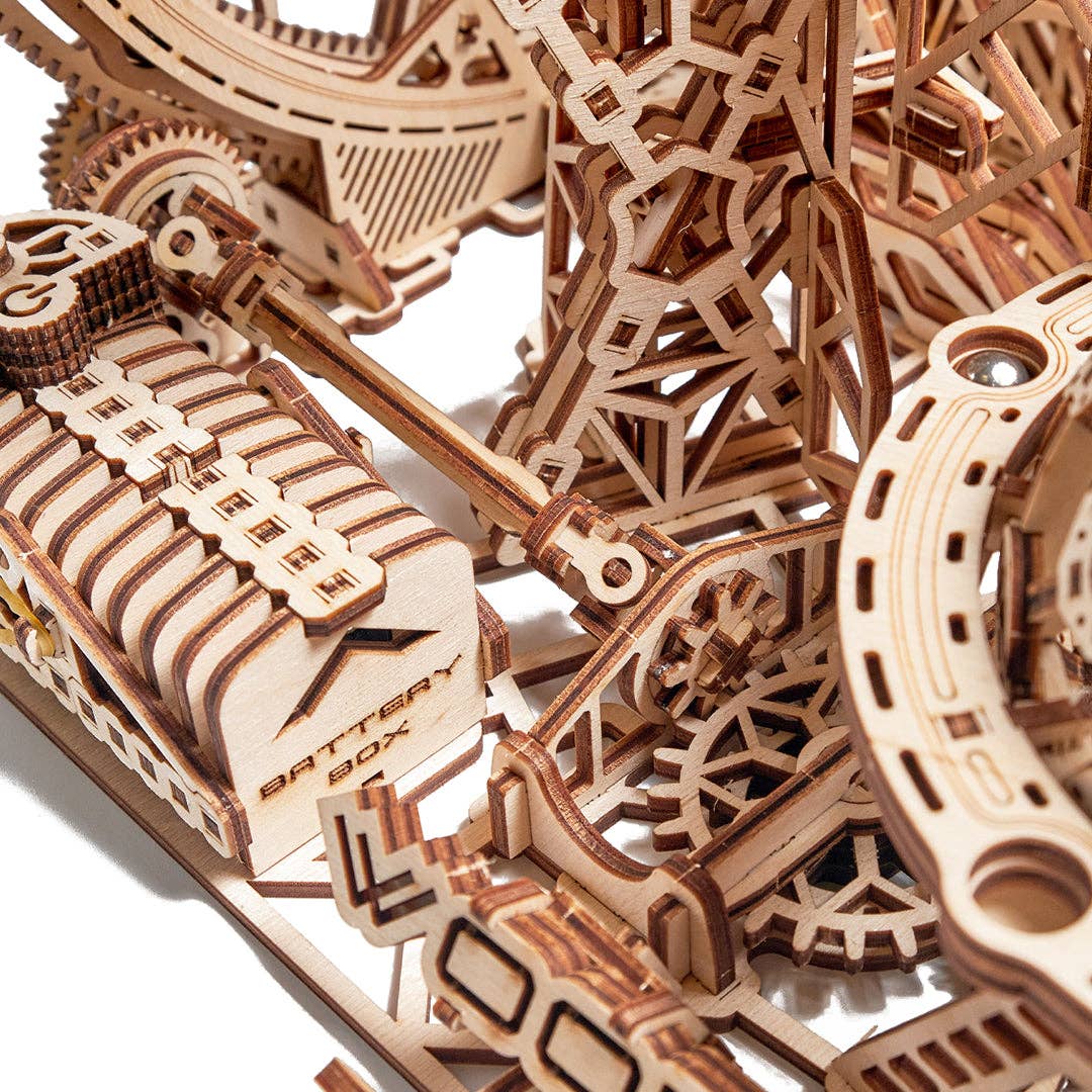 WoodTrick - Wholesale Puzzle - Adult - Wood Trick Galaxy Marble Run 3D Wooden Puzzle Model Kit Gift6