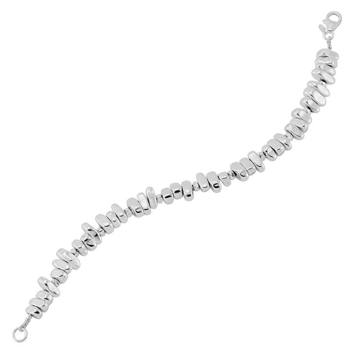 Grey Silpada 'Collected Beauty' Silver Hematite Bracelet. 7.5" for wholesale on Faire1