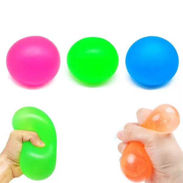 Showcase - Wholesale Squishy Toy - Kids & Baby - SugarSqueez Squishy Fidget Sugar Stress Ball (1pc) Assorted Colors5