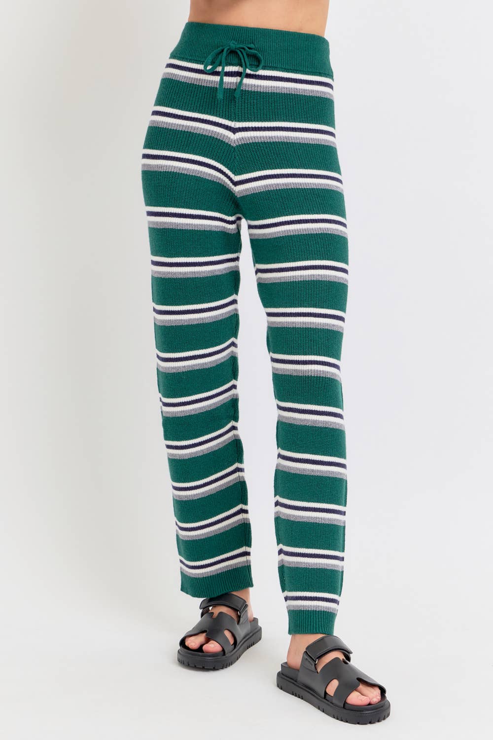 Sweet Lovely by Jen – wholesale Lounge Sweatpants/jogging bottoms – Women's – KNIT STRIPED PULL-ON-PANTS 7