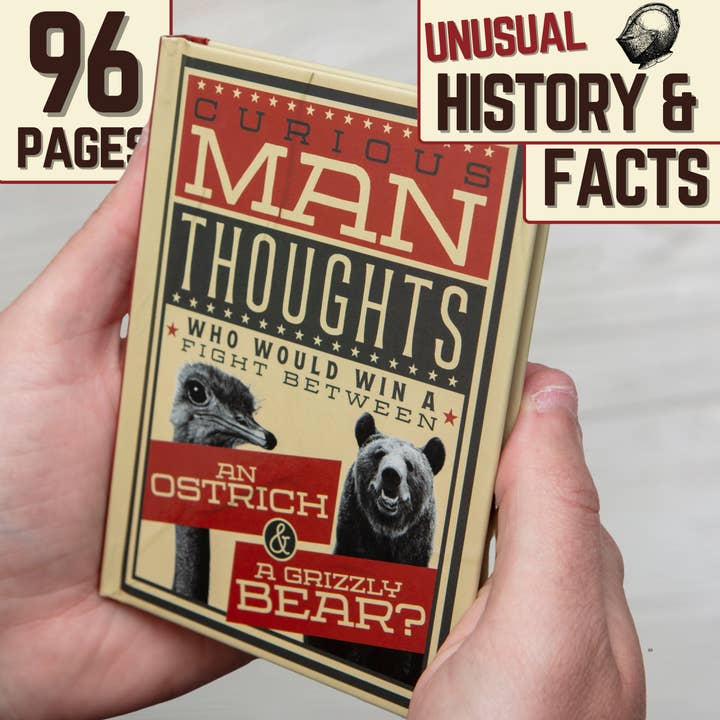 Boxer Gifts - Wholesale Humour - Curious Man Thoughts Gift Books - Funny Men's Gifts3