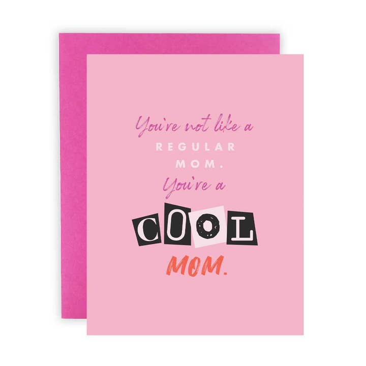 Cool Mom Greeting Card for wholesale by Cleerely Stated
