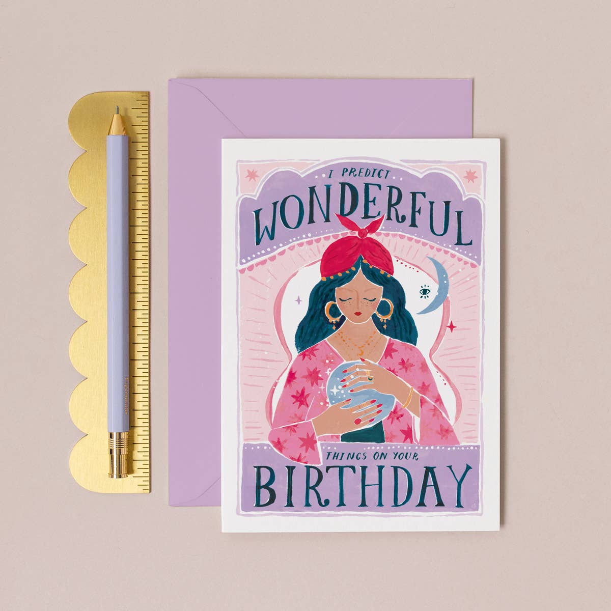 Sister Paper Co. – wholesale Birthday card – Fortune Birthday Card | Crystal Ball Card | Greeting Cards4