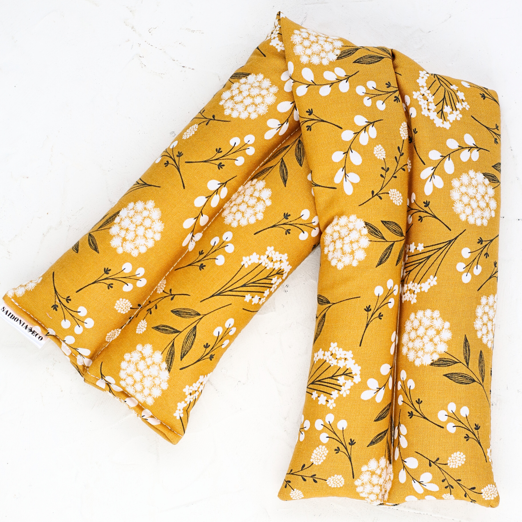 SaidoniaEco - Vente Compresses chaud/froid - Coussin Chauffant | Coussin Rafraîchissant ⋆ Fleurs de Moutarde2