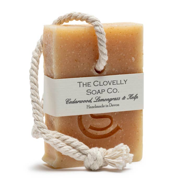 The Clovelly Soap Company – wholesale Bar Soap – Handmade Soap on a rope the perfect eco product4