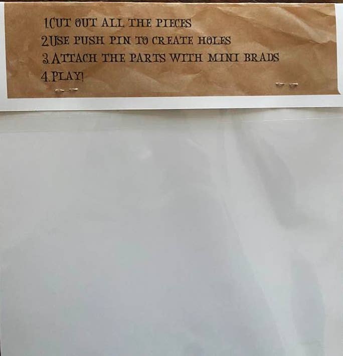 Shannon Marie Makes – wholesale DIY craft kit – DIY Articulated Paper Doll Kit - Leopard Print Girl2