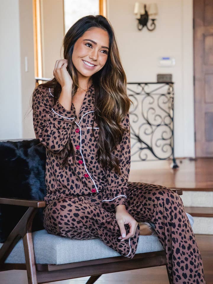 Tickled Teal - Wholesale Sleepwear set – Women's - The Nelly Pajama Set8