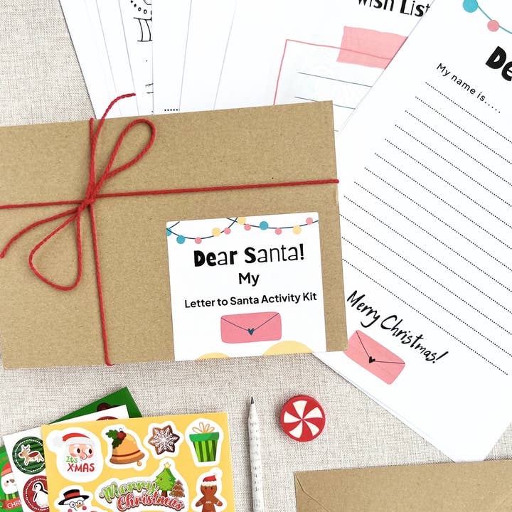 Children's Letter to Santa Christmas Activity Pack for wholesale by For Good Co
