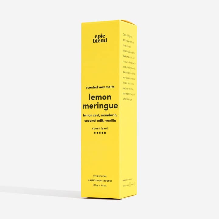 Lemon Meringue Scented Wax Melt for wholesale by Epic Blend