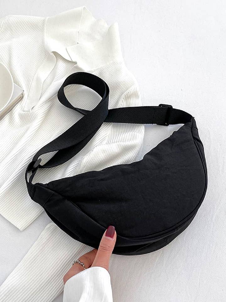 Bolsa Tiracolo Leve em Forma de Meia-Lua por atacado de 42POPS