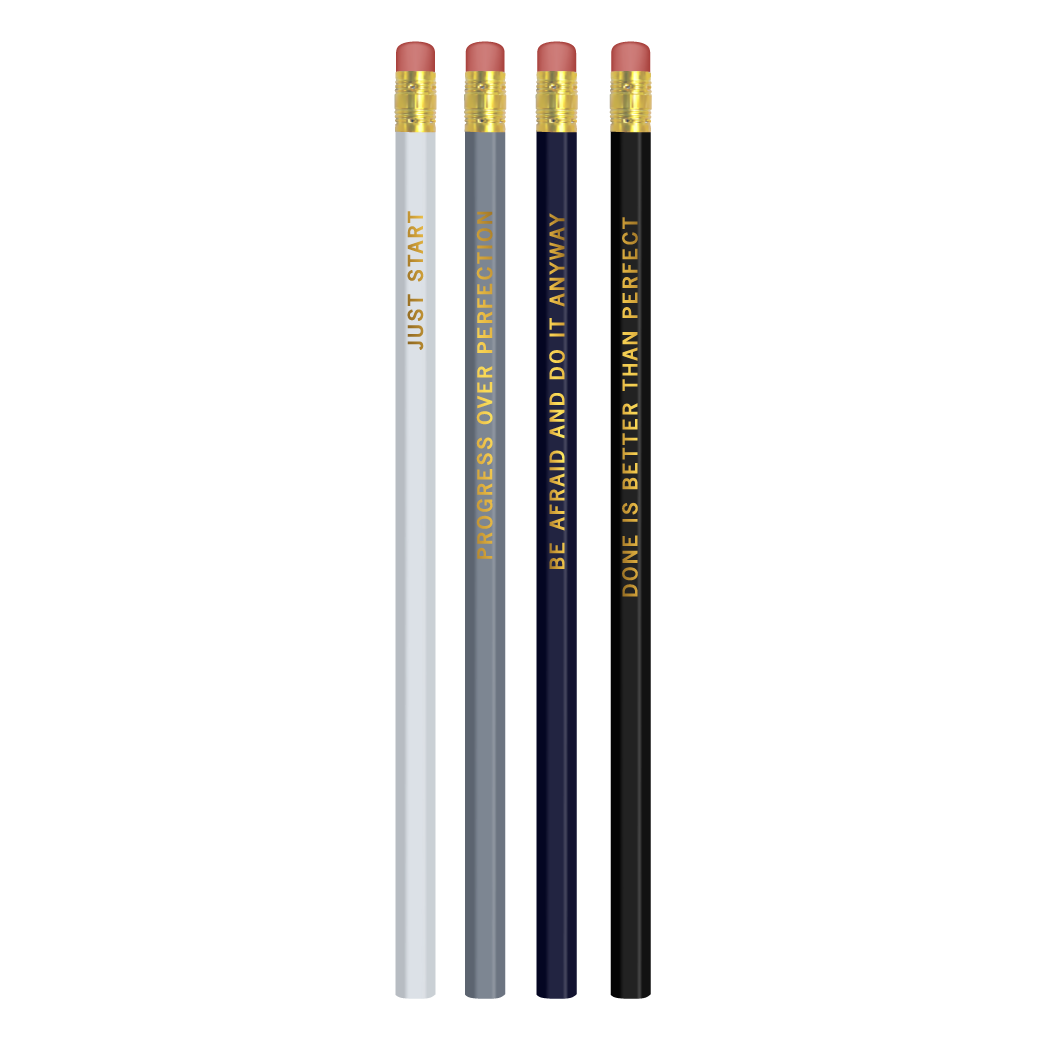 Kyn You Believe It - Wholesale Pencil - Progress Over Perfection Pencil Pack5