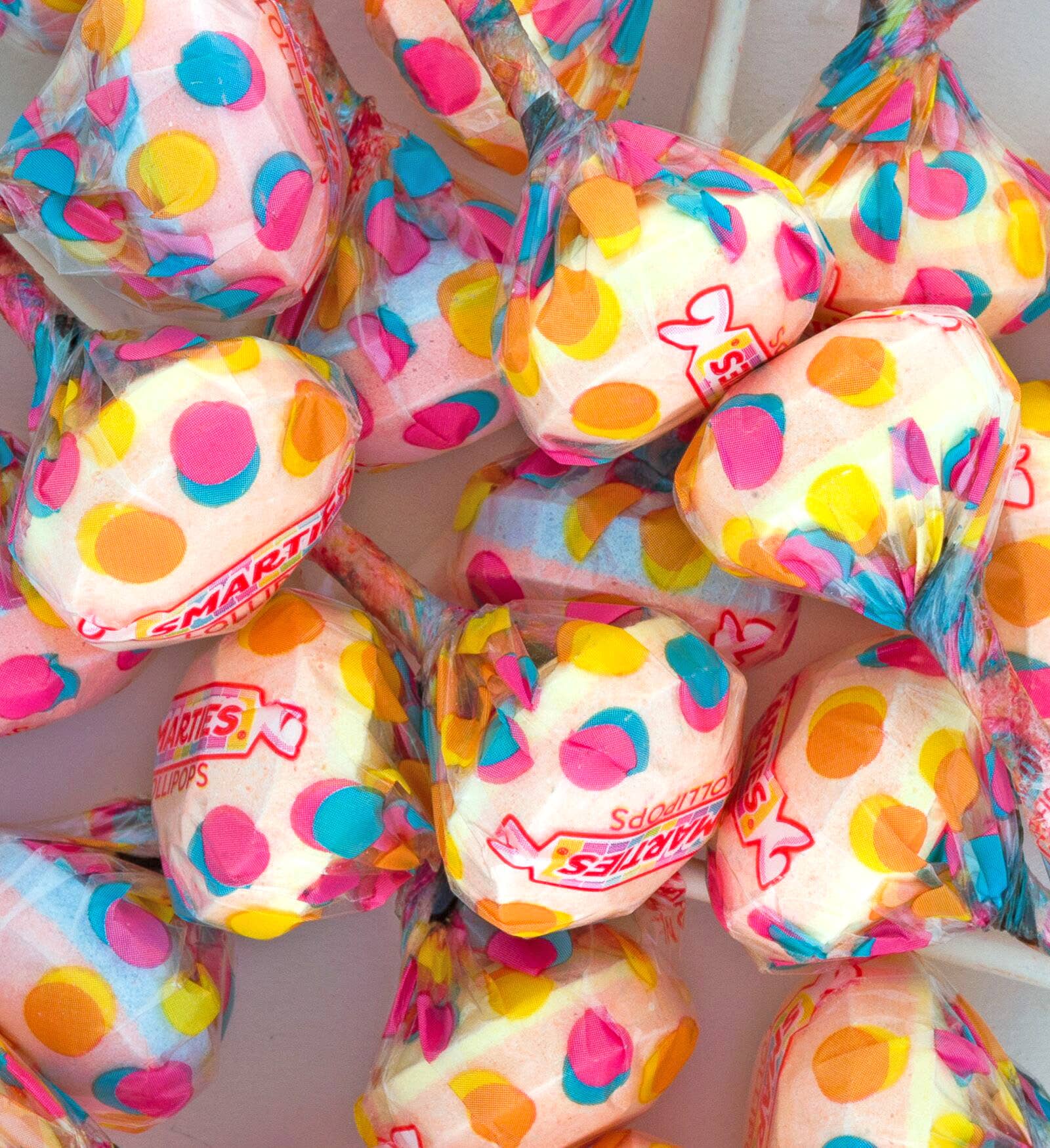 Grandpa Joe's Candy Shop - Wholesale Lollipop - Smarties Lollipops, Wrapped Bulk, 5lb Bag