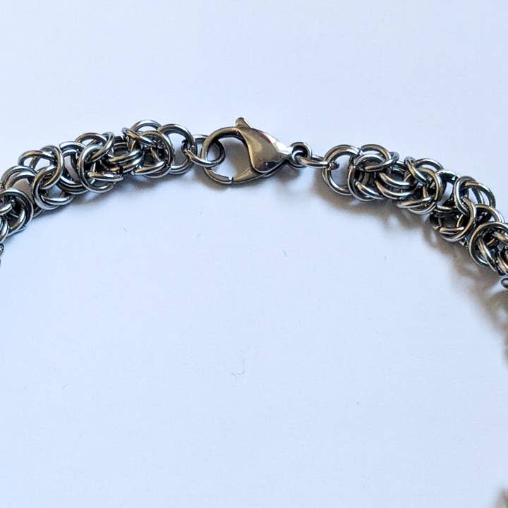 Synthetic Youths - Wholesale Choker/Collar - Byzantine Stainless Steel Chainmaille Choker2