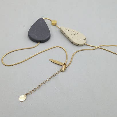 Cerámics & co - Wholesale Pendant/Charm Necklace - Necklace “Duo Gres”, Designer Necklace, Ceramic Necklace4