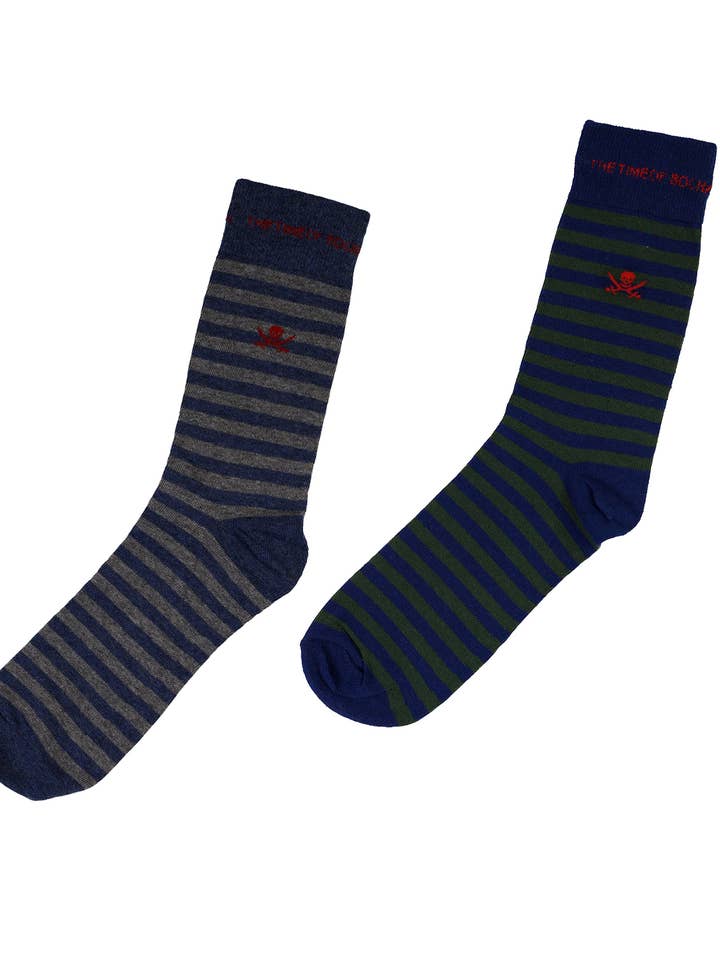 Confezione 2 Calzini Uomo The Time Of Bocha QI1PK.SOCK-2 per la vendita all'ingrosso da parte di The Time of Bocha