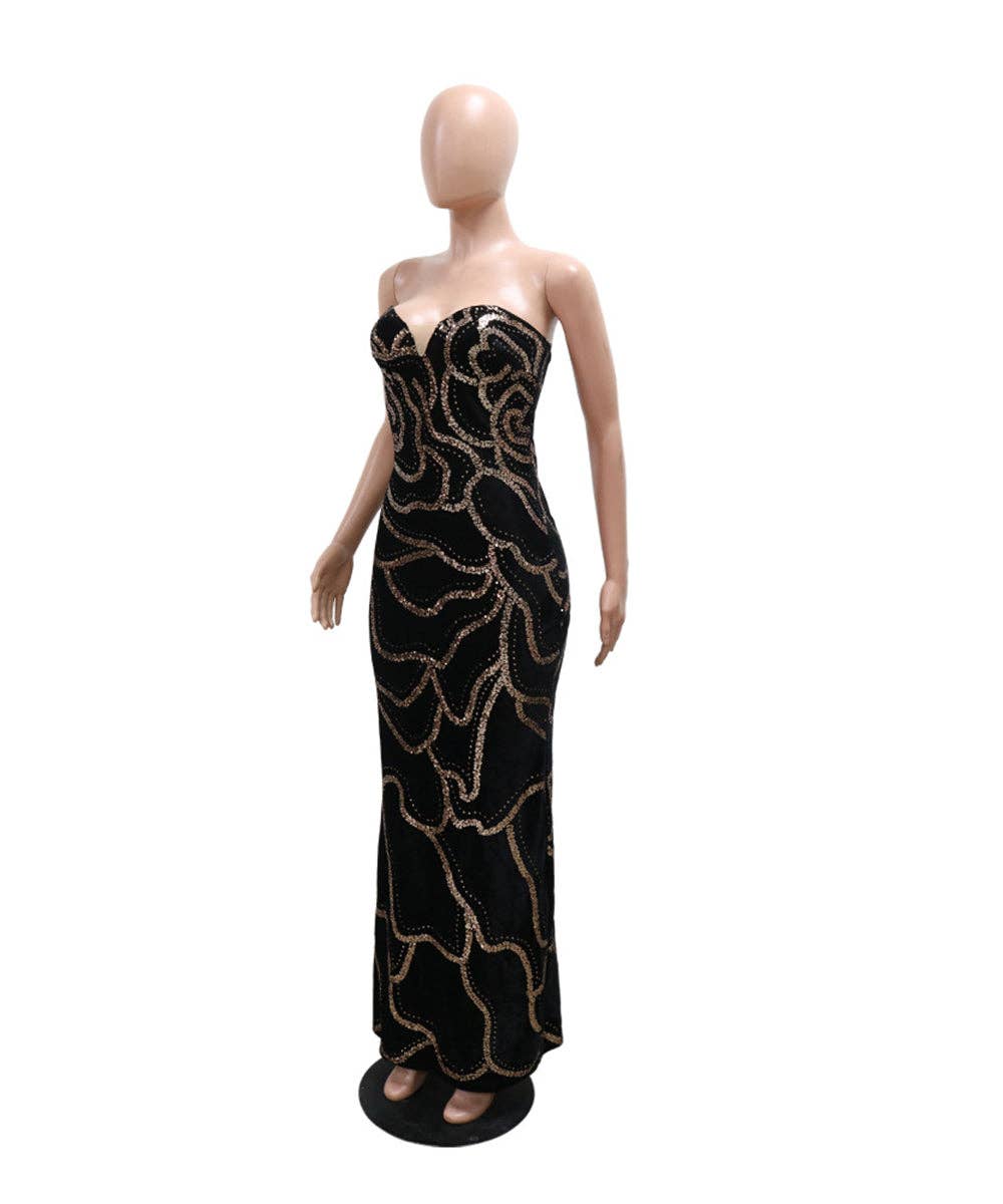 Aria Romance - Wholesale Gown - Women's - Strapless Sweetheart Bodycon Dress5