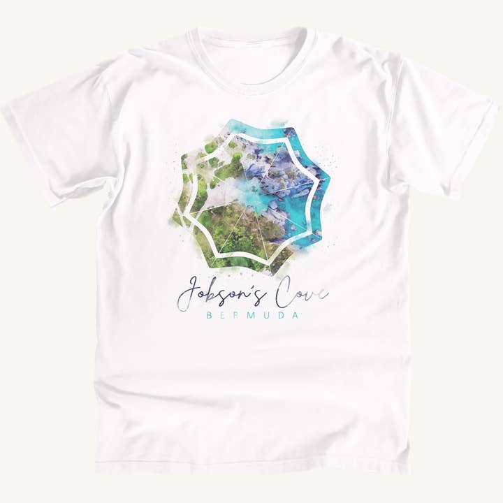 Maglietta Premium Aerea di Jobson's Cove per la vendita all'ingrosso da parte di Salt Water Colours