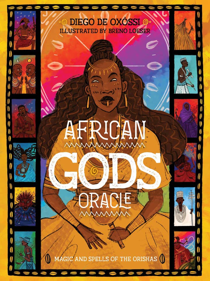 African Gods Oracle (36 Gilded Cards & 128-Page Guidebook) for wholesale by ROCKPOOL PUBLISHING