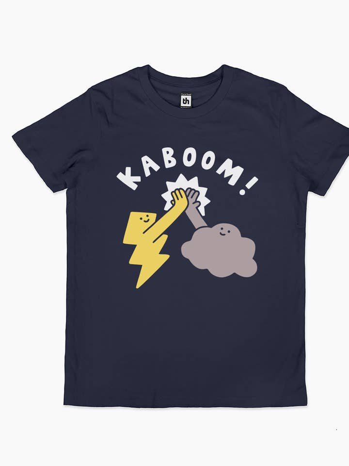 Threadheads - Wholesale Screen-printed t-shirt – Kids - Thunderclap Kids T-Shirt0