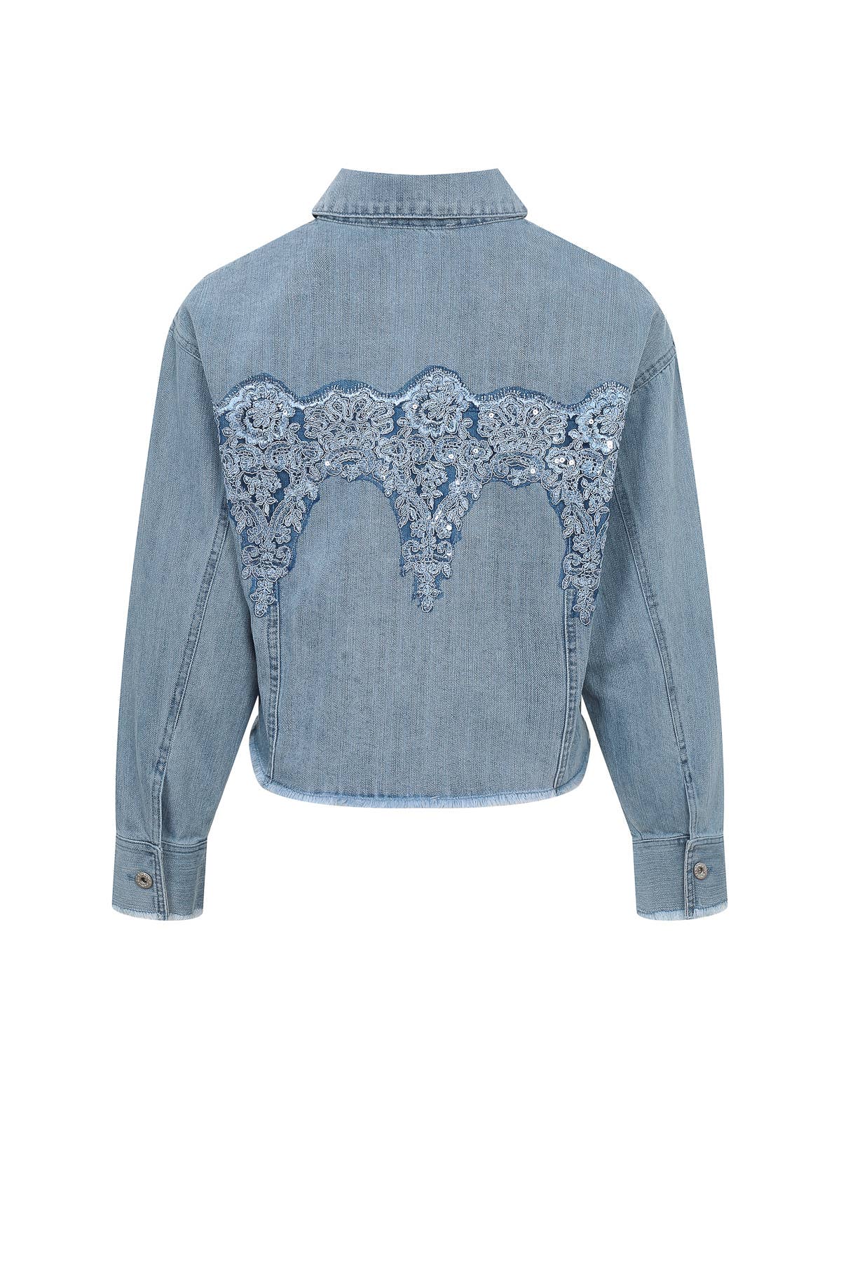 RIVIR - Wholesale Denim Jacket - Women's - Sequin Kissed Denim Jacket2