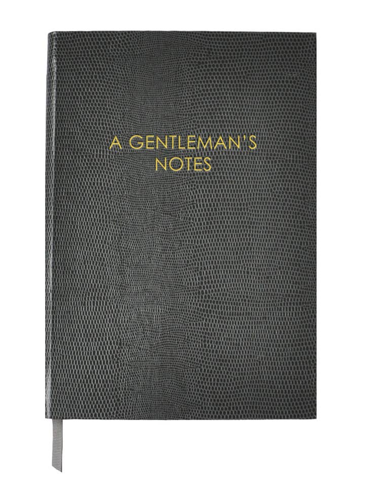 CARNET - LES NOTES D'UN GENTLEMAN pour la vente par SLOANE STATIONERY