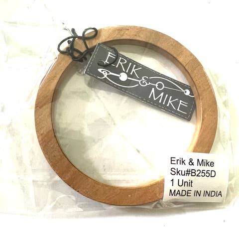 Erik & Mike - Wholesale Bangle Bracelet - Wood bangle 1/4" wide light colored wood2