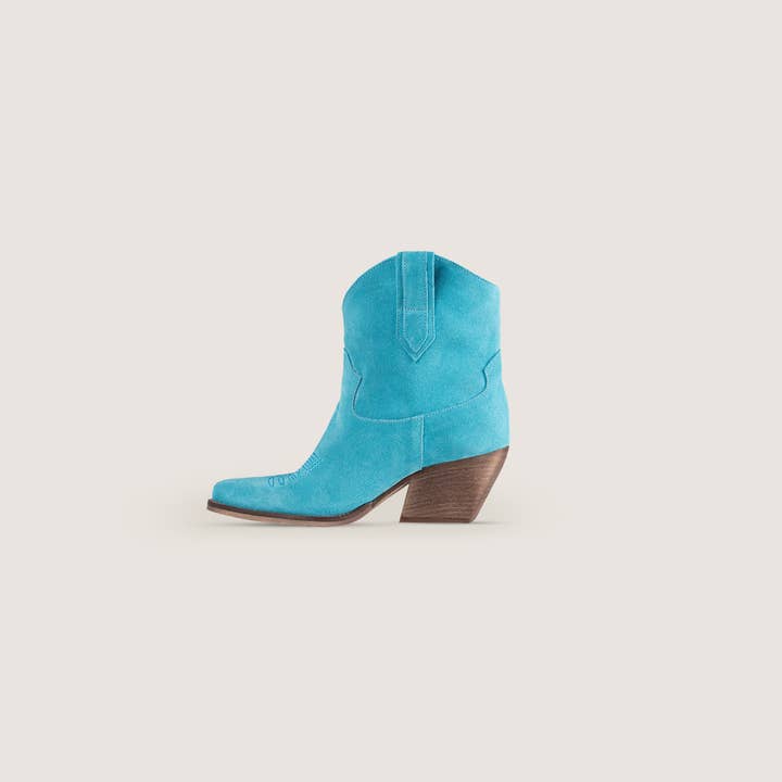 Kali Shoes - Wholesale Cowboylaarzen - Dames - Leila Texan Boots Turquoise