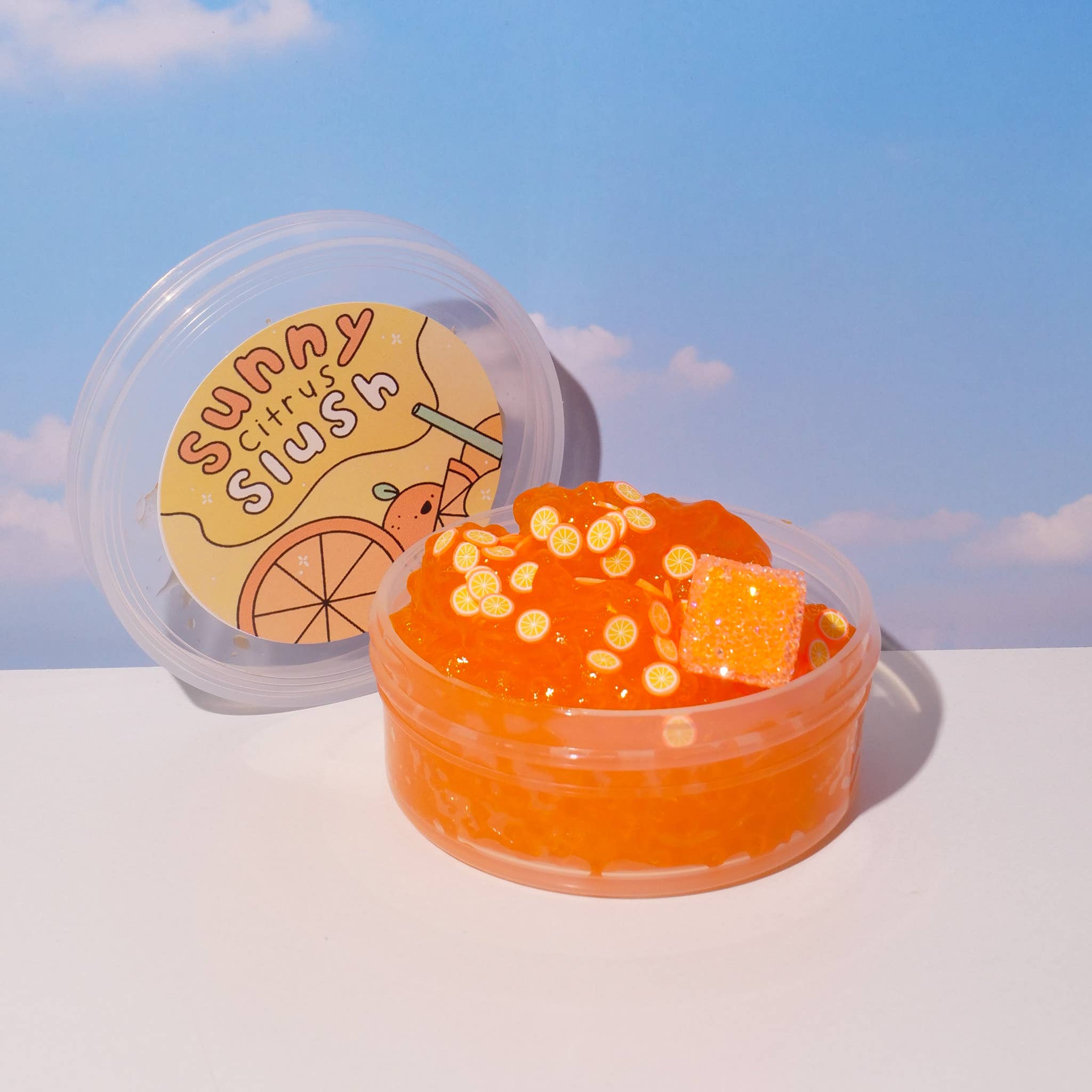 Sonria Slime LLC - Wholesale Putty/Slime - Kids - Sunny Citrus Slush Slime Toy 2