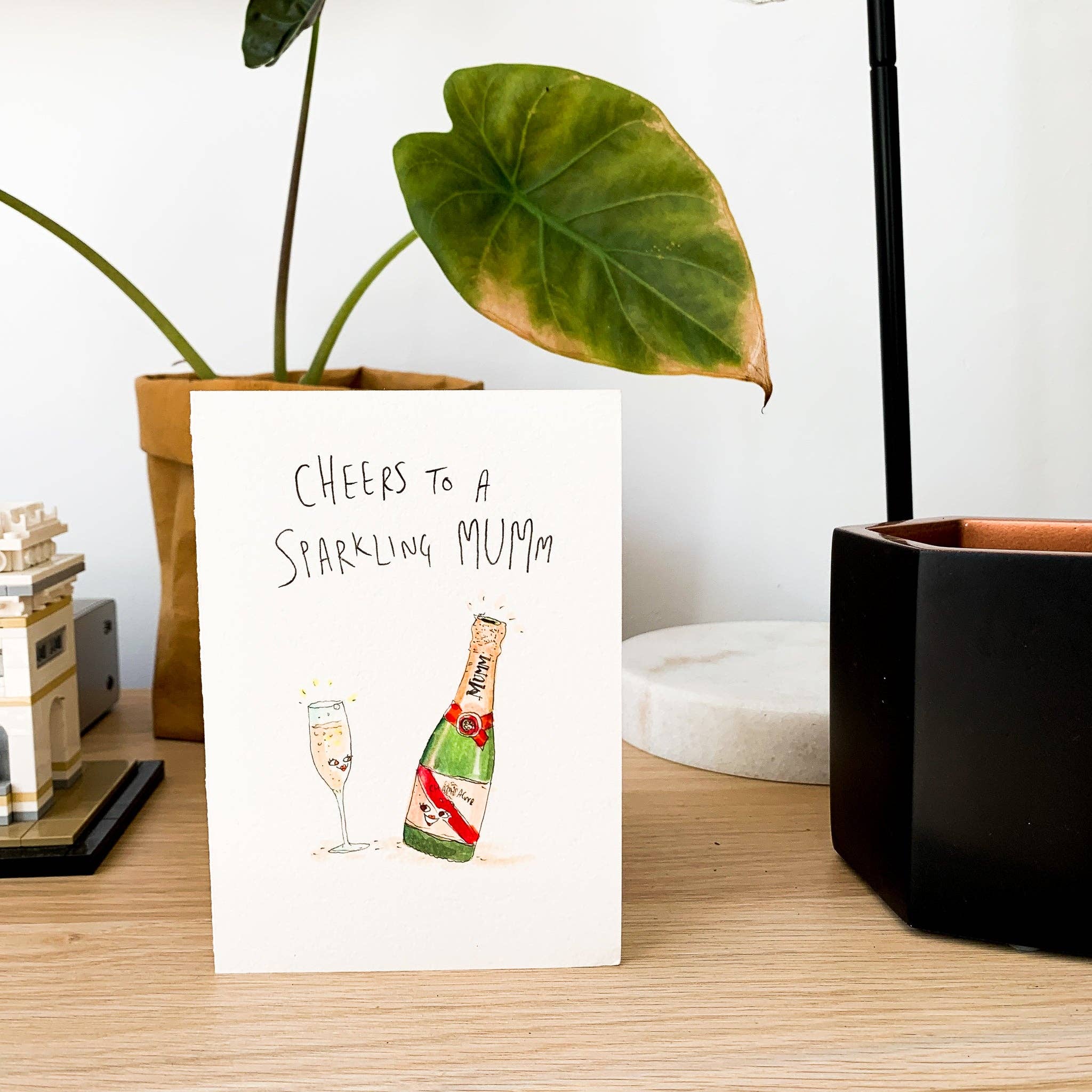 Well Drawn - Vente Carte pour la fête des Mères - Hommage à une maman pétillante2