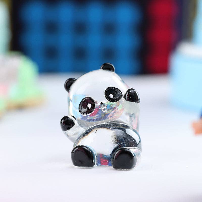 BCmini - Wholesale Decorative Figurine - 71004 PANDA FIGURINE BLIND BOX-820