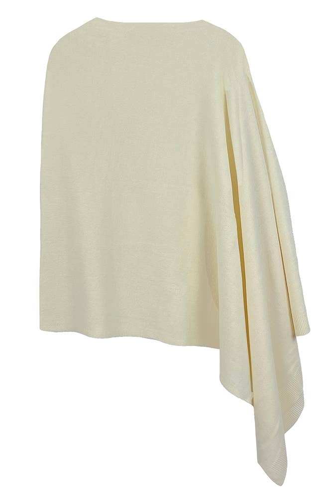 Hana - Wholesale Poncho - Women's - Solid Scarf Poncho37