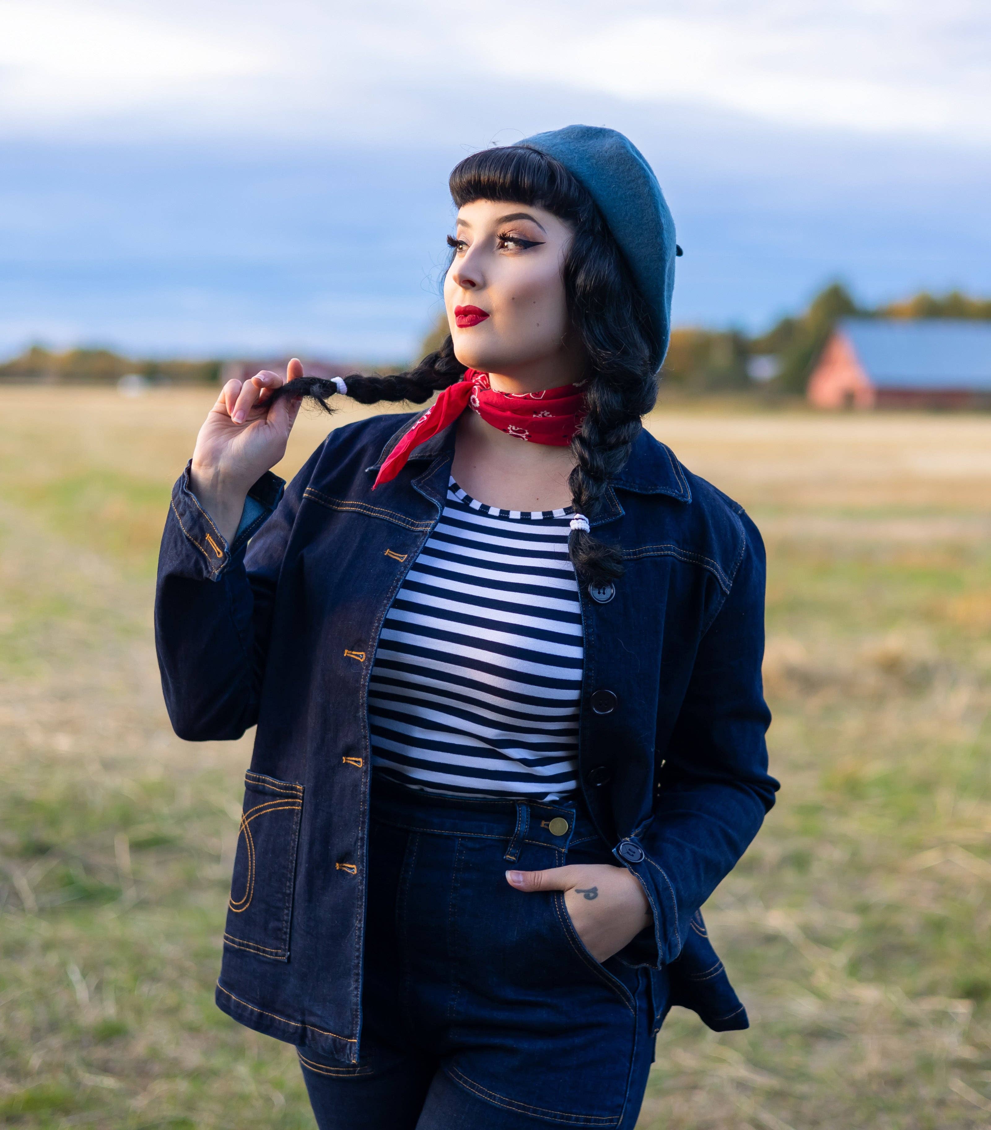 Astro Bettie - Wholesale Denim Jacket - Women's - Midge Button Down Jean Jacket