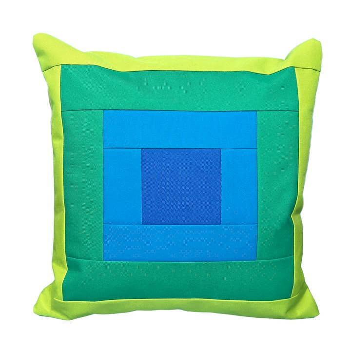 Outdoor Pillow Cover in "Land" Colorway for wholesale by Dirtsa Studio