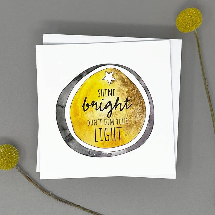 Carta regalo di affermazione - Shine Bright per la vendita all'ingrosso da parte di Take Haven