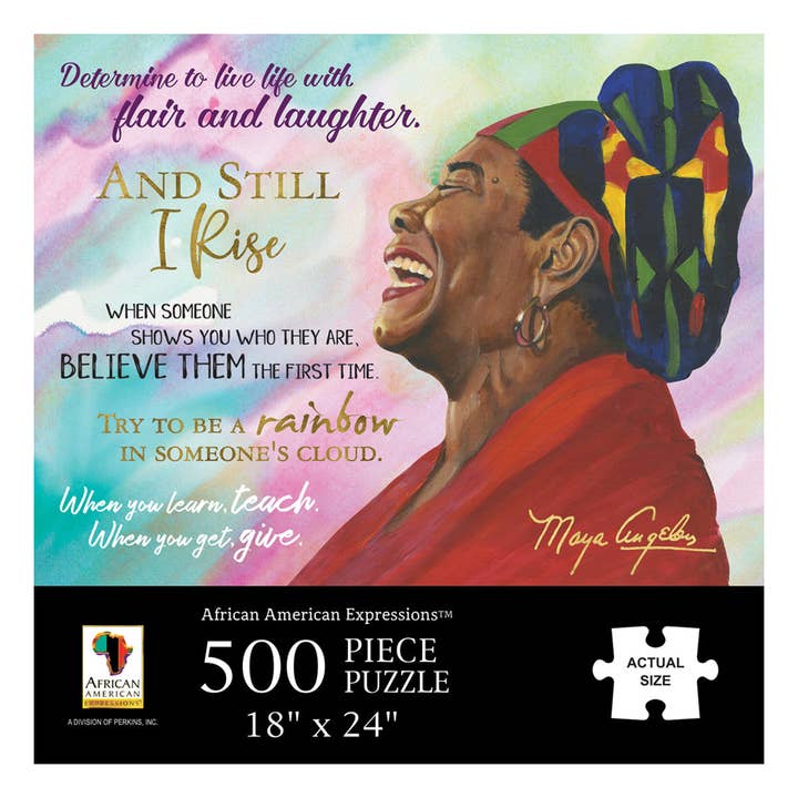 Maya Angelou Quotes Puzzle for wholesale by African American Expressions