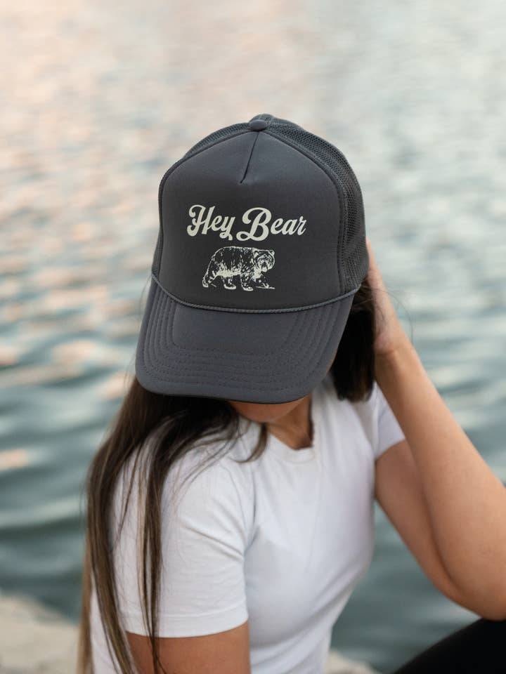 Hey Bear Trucker Hat for wholesale by Indy Brand