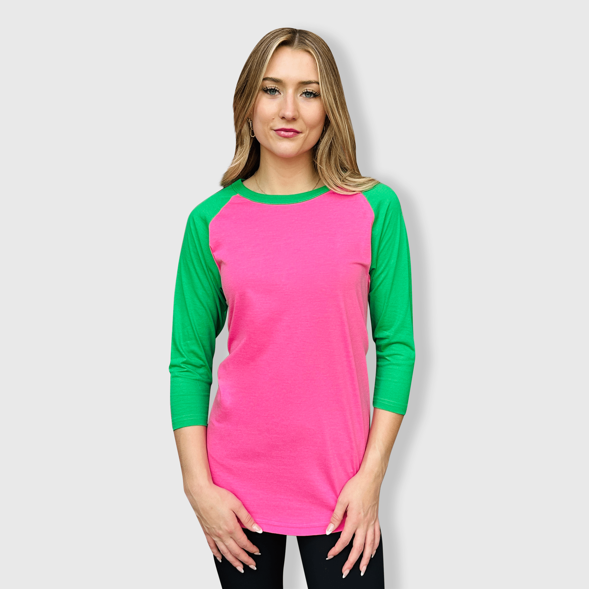 ILTEX Apparel - Vente T-shirt – femme - T-shirt de baseball adulte à manches raglan 3/4 - Plus de 35 couleurs26