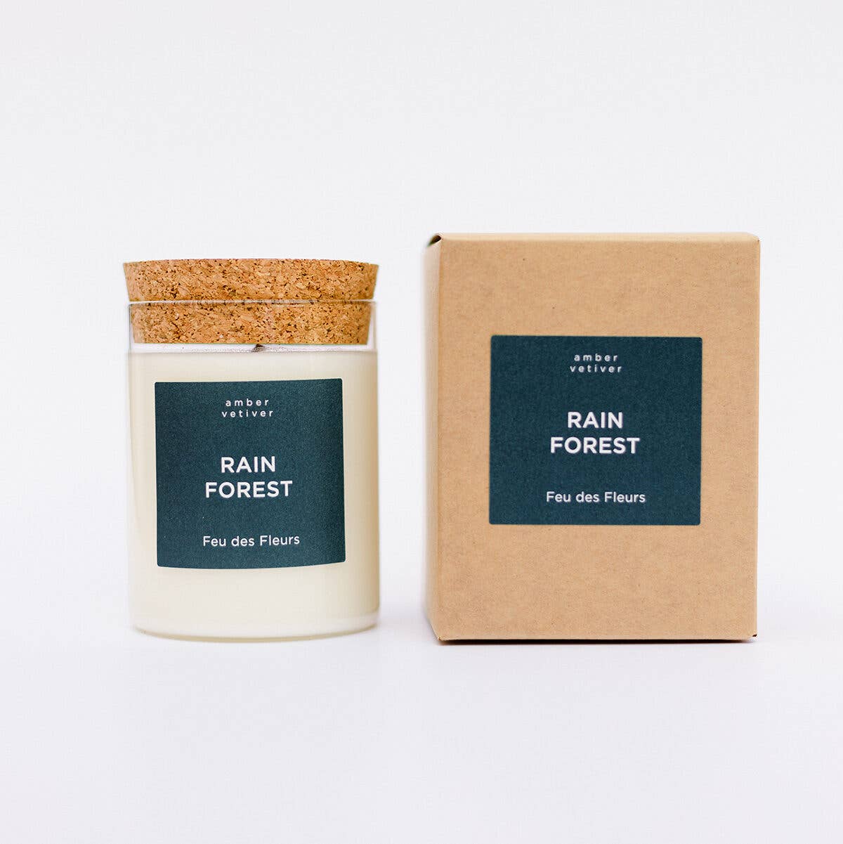 Feu des Fleurs – wholesale Jar/filled candle – Candle Rain Forest - 320gr2