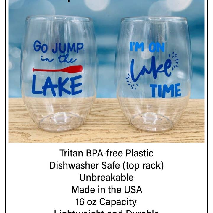 Wine-Oh! - Wholesale Wine Glass - TRUMP Tritan Unbreakable Stemless 16 oz Wine Tumblers