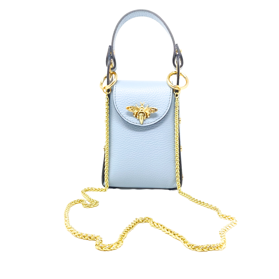 German Fuentes Handbags - Wholesale Crossbody Bag - Women's - GF1080 GENUINE ITALIAN LEATHER BUTTERFLY CLUTCH + CROSSBODY2