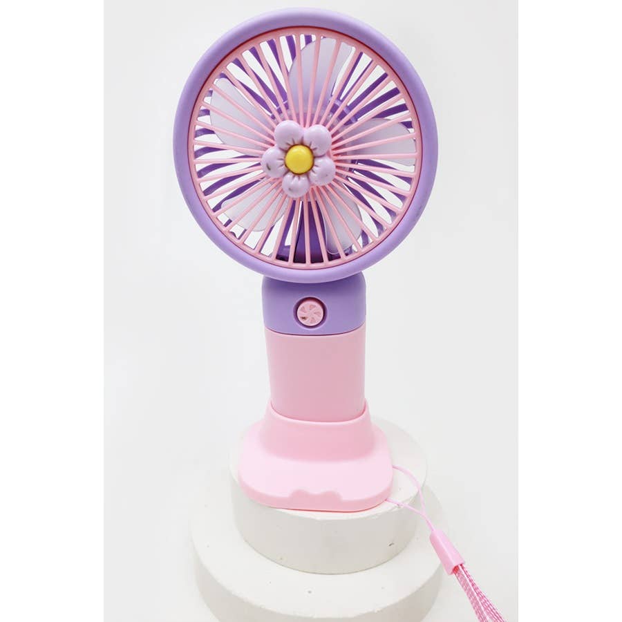 MIX COLOR Portable Hand Fan with USB Charger for wholesale on Faire2