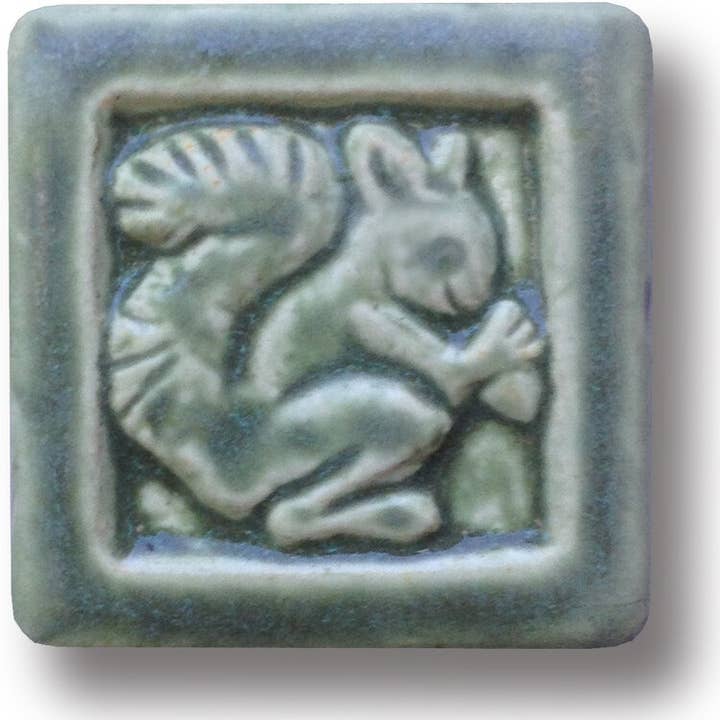 Whistling Frog Tile Inc. - Wholesale Wall Tile - Squirrel Art Tile 3x3"