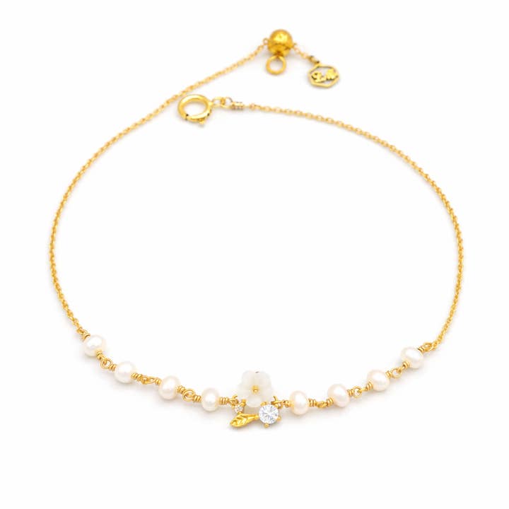 Blommigt pärlarmband/fotlänk för wholesale av LA MENO