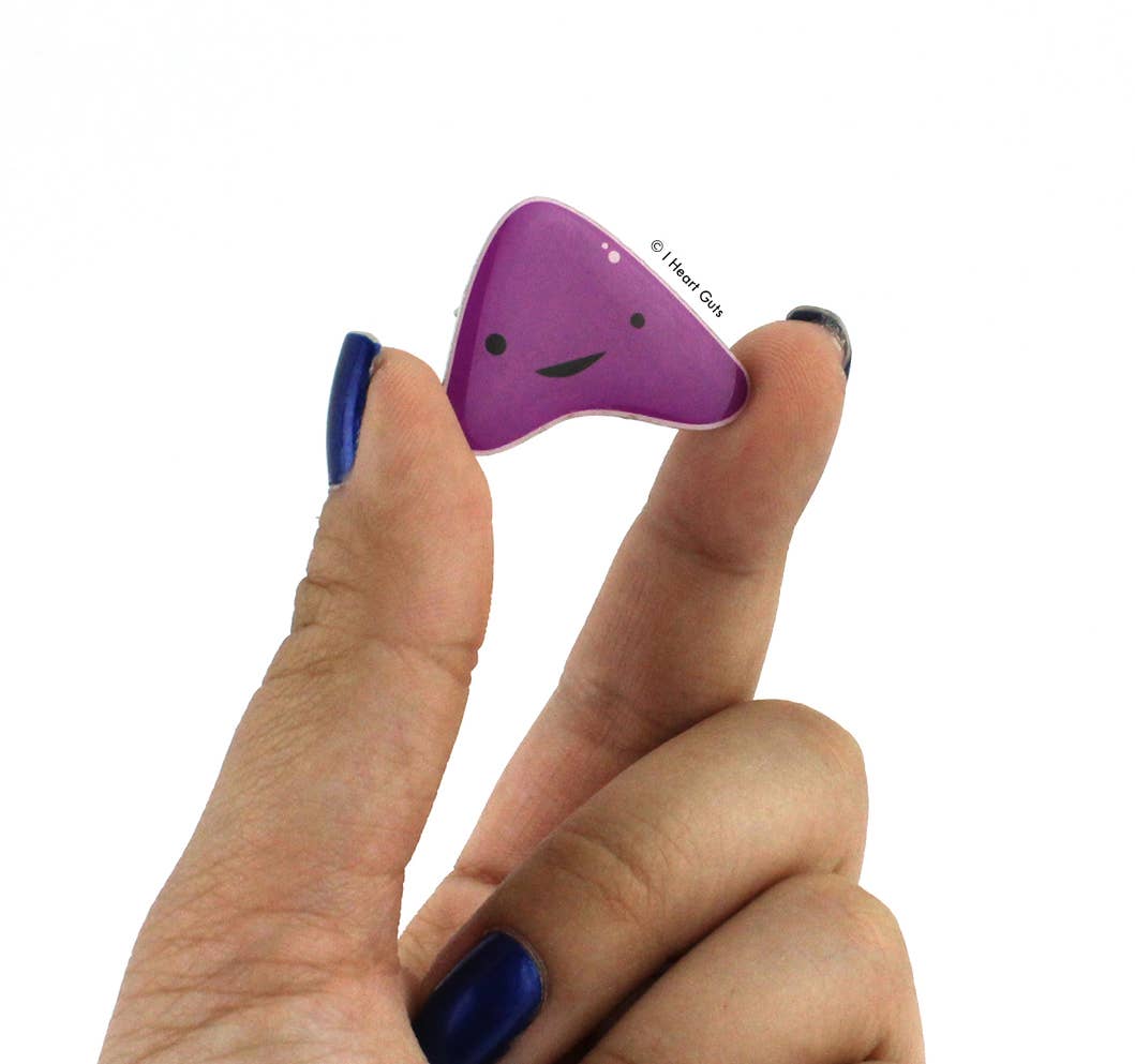 I Heart Guts | Organ Plushies Wholesale - Wholesale Lapel Pin/Button - Adrenal Gland Lapel Pin - What a Rush!2