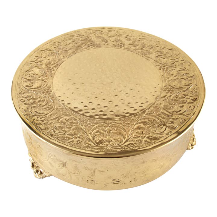 Elegance - Wholesale Cake Stand - 16" Round Ornate Plateau, GP1