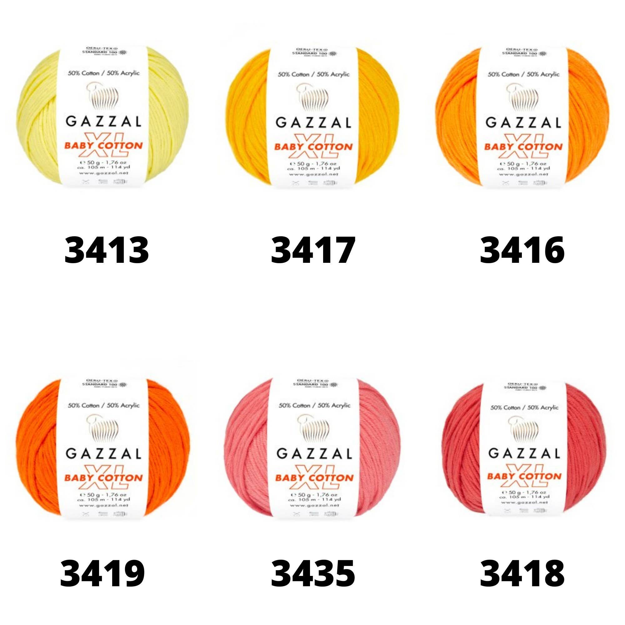 Craftsyarn - Wholesale Yarn - Gazzal Baby Cotton XL yarn 50gr, Acrylic yarn, Crochet2